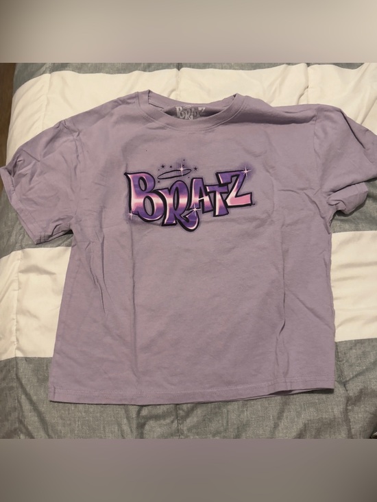 Bratz Tops - Bratz Lavender Graphic Short Sleeve Tee